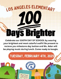 100th Day Flyer English