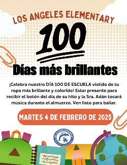 100th Day Flyer Spanish